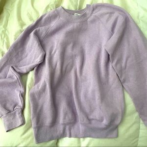 Vintage crewneck sweatshirt / color lavender